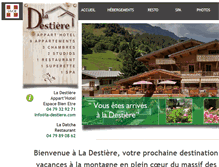 Tablet Screenshot of la-destiere.com